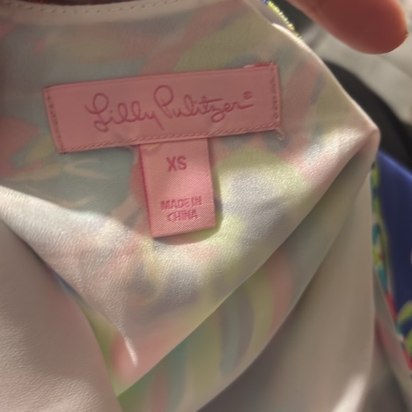 Lilly Pulitzer Silk Poppy Dress - Size XS - Picture 5 of 6